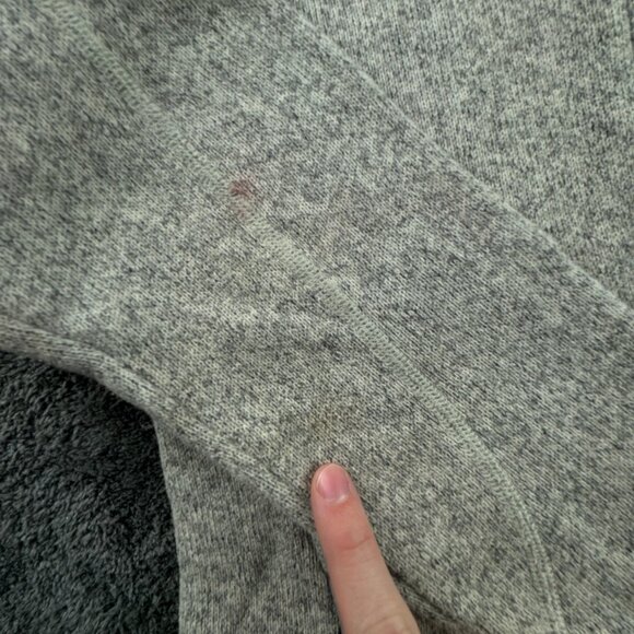 Patagonia Women Jacket Sailing Small Full Zip Pockets Outdoors Fleece Gray Beige - Picture 15 of 16